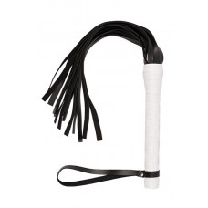 Флогер VIP Leather Flogger, WHITE