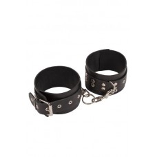 Оковы Leather Restraints Leg Cuffs, BLACK