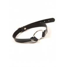 Кляп Leather O-Ring Gag, BLACK