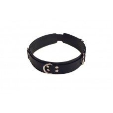 Ошейник Slave leather collar, BLACK