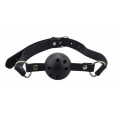 Кляп BDSM-NEW Breathable ball gag plastic, black