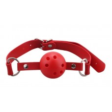 Кляп BDSM-NEW Breathable ball gag plastic, red