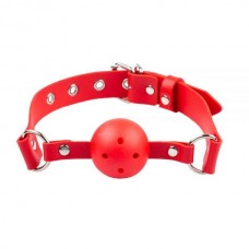 Кляп BDSM-NEW Breathable ball gag plastic, red