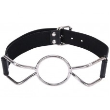 Кляп BDSM-NEW O-Ring metal gag, black