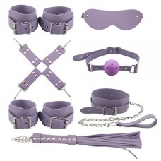 Набор для БДСМ игр BDSM-NEW PVC Bondage Set, violet